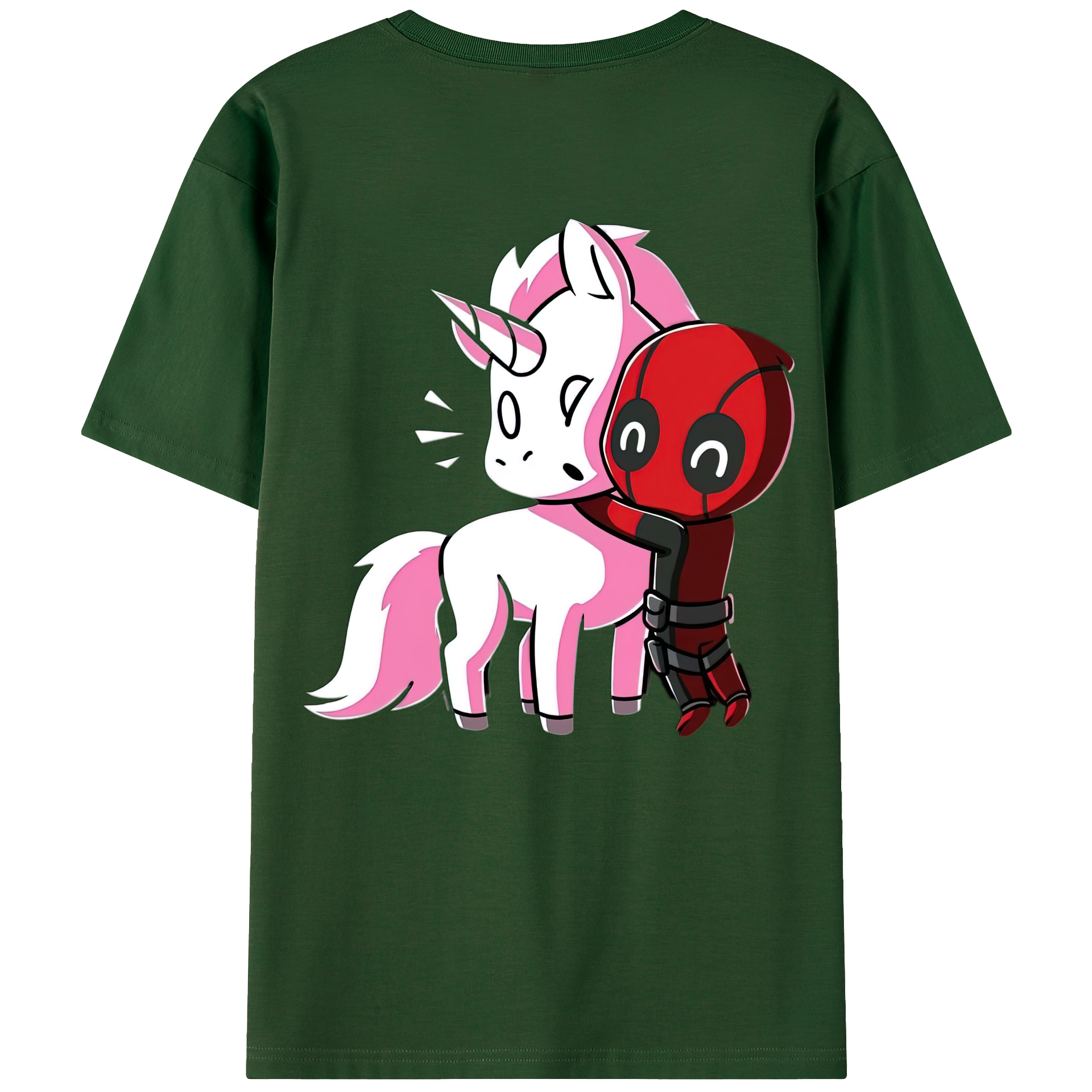 （画像用） Deadpool デッドプール 綿100％半袖Tシャツ（背面プリント）